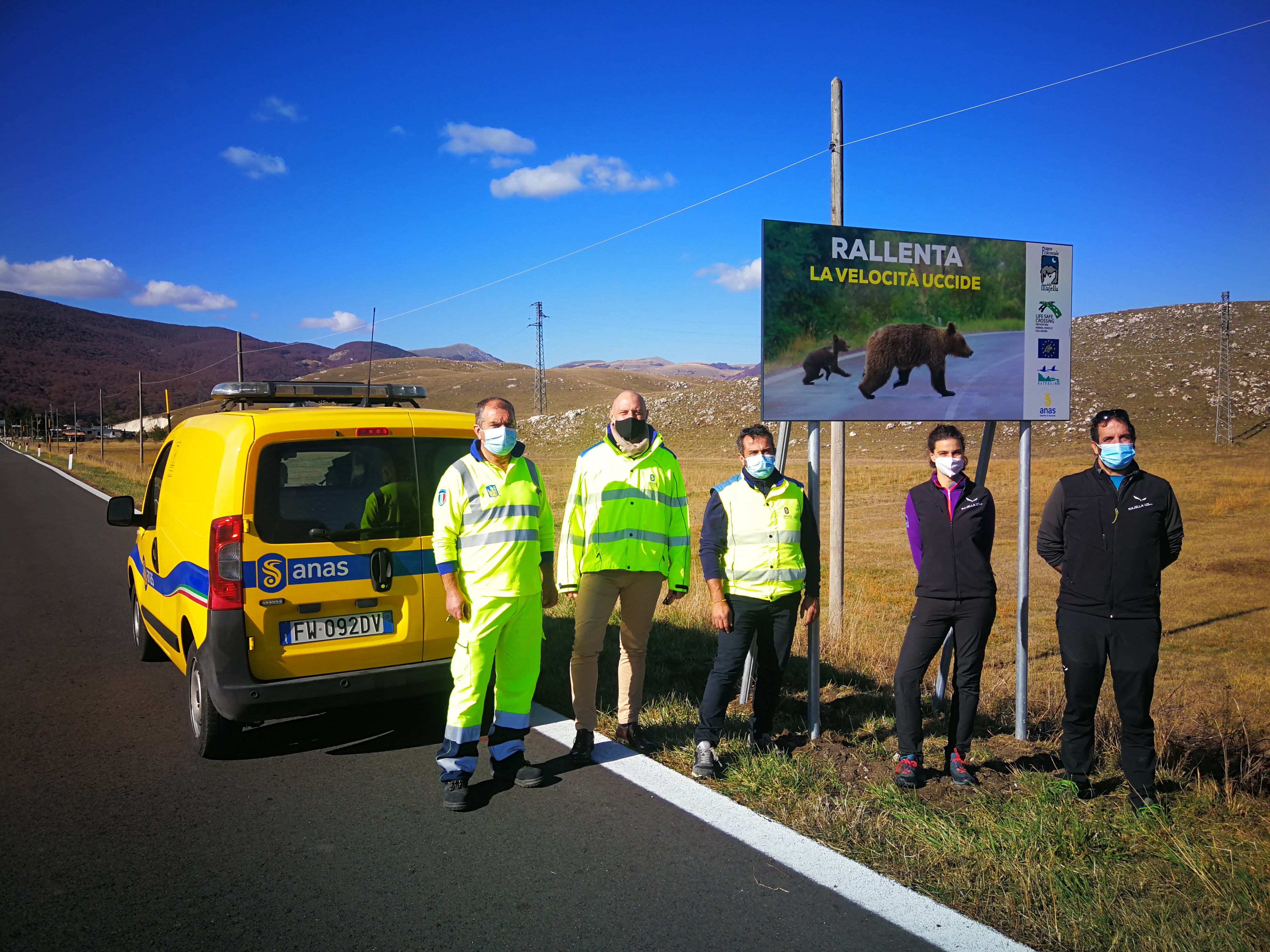 Parco Nazionale della Majella e Anas insieme per impedire incidenti con la fauna selvatica