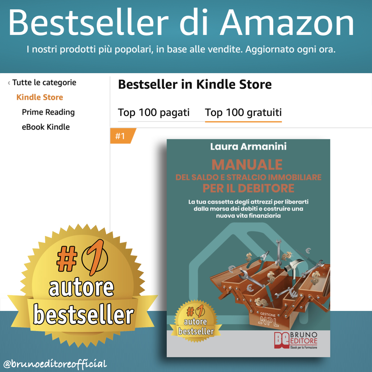 Laura Armanini: Bestseller “Manuale Del Saldo e Stralcio Immobiliare Per Il Debitore”, il libro su come costruire una nuova vita finanziaria
