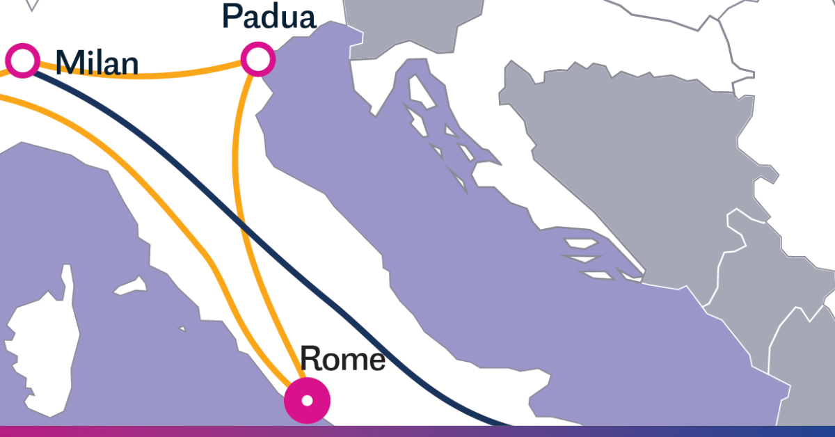 Il provider globale di servizi di rete RETN raddoppia la sua presenza in Italia