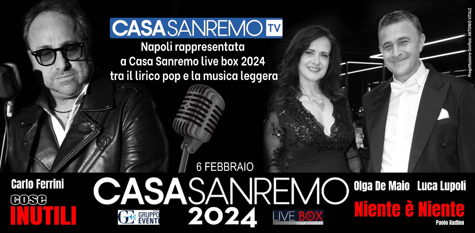 Napoli in musica a Casa Sanremo 2024