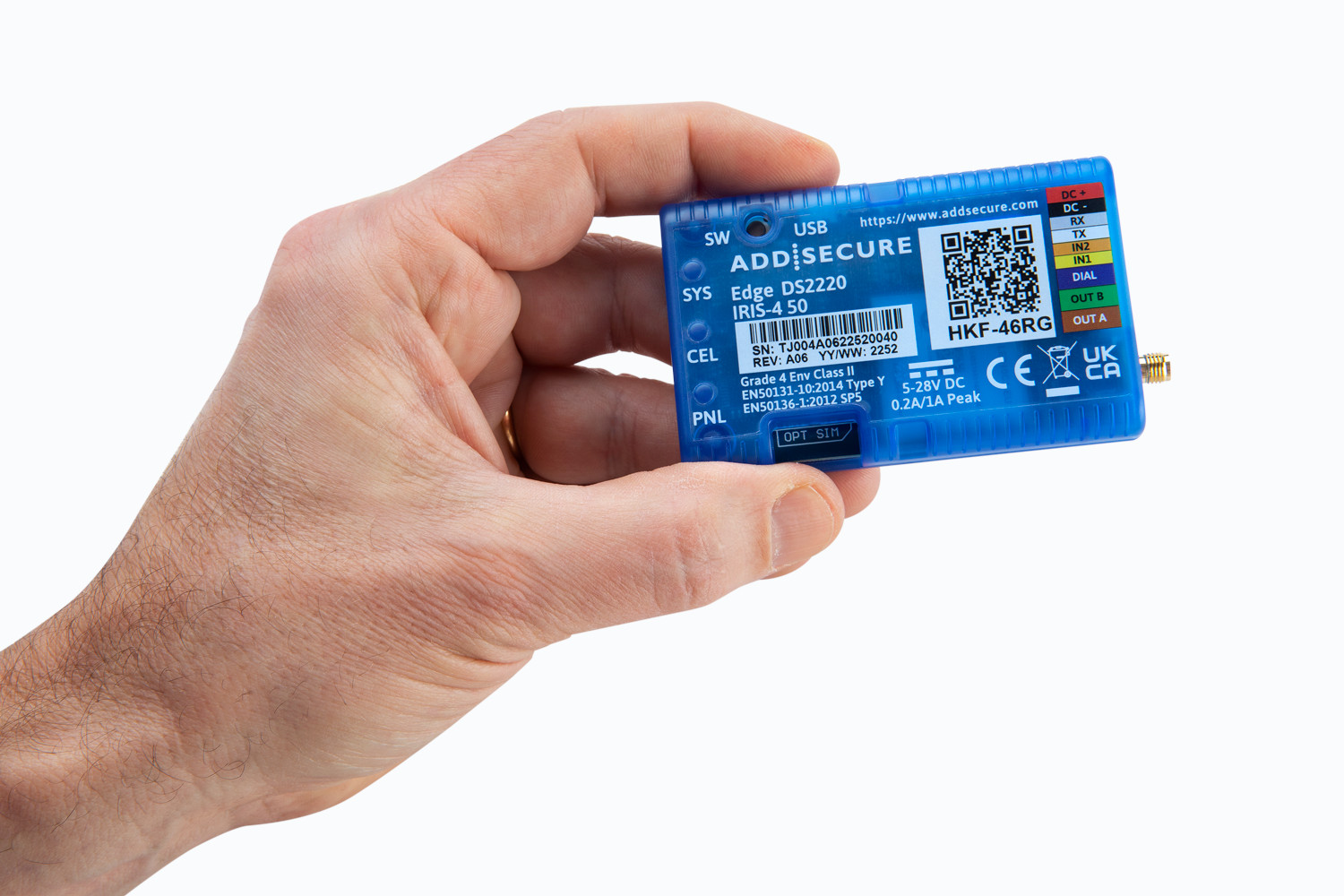 Il trasmettitore di allarmi AddSecure IRIS-4 50 è già pronto per il futuro