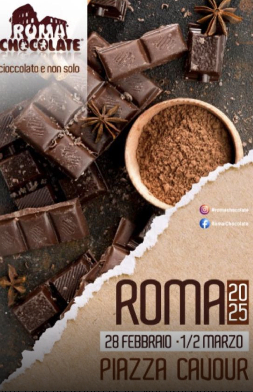 Agroalimentare: a Carnevale torna Roma chocolate