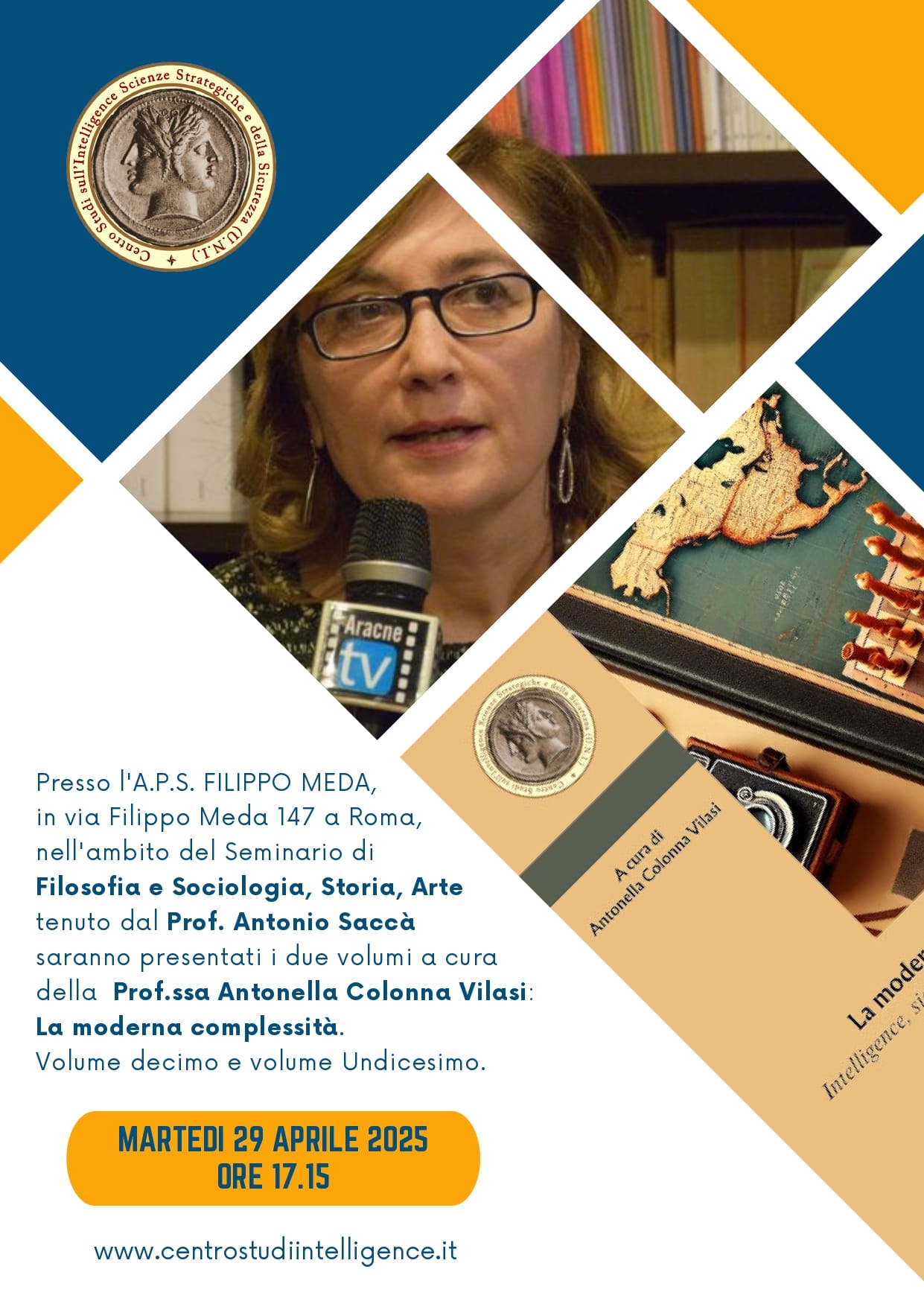 Presentazione degli ultimi volumi a cura della prof. Antonella Colonna Vilasi
