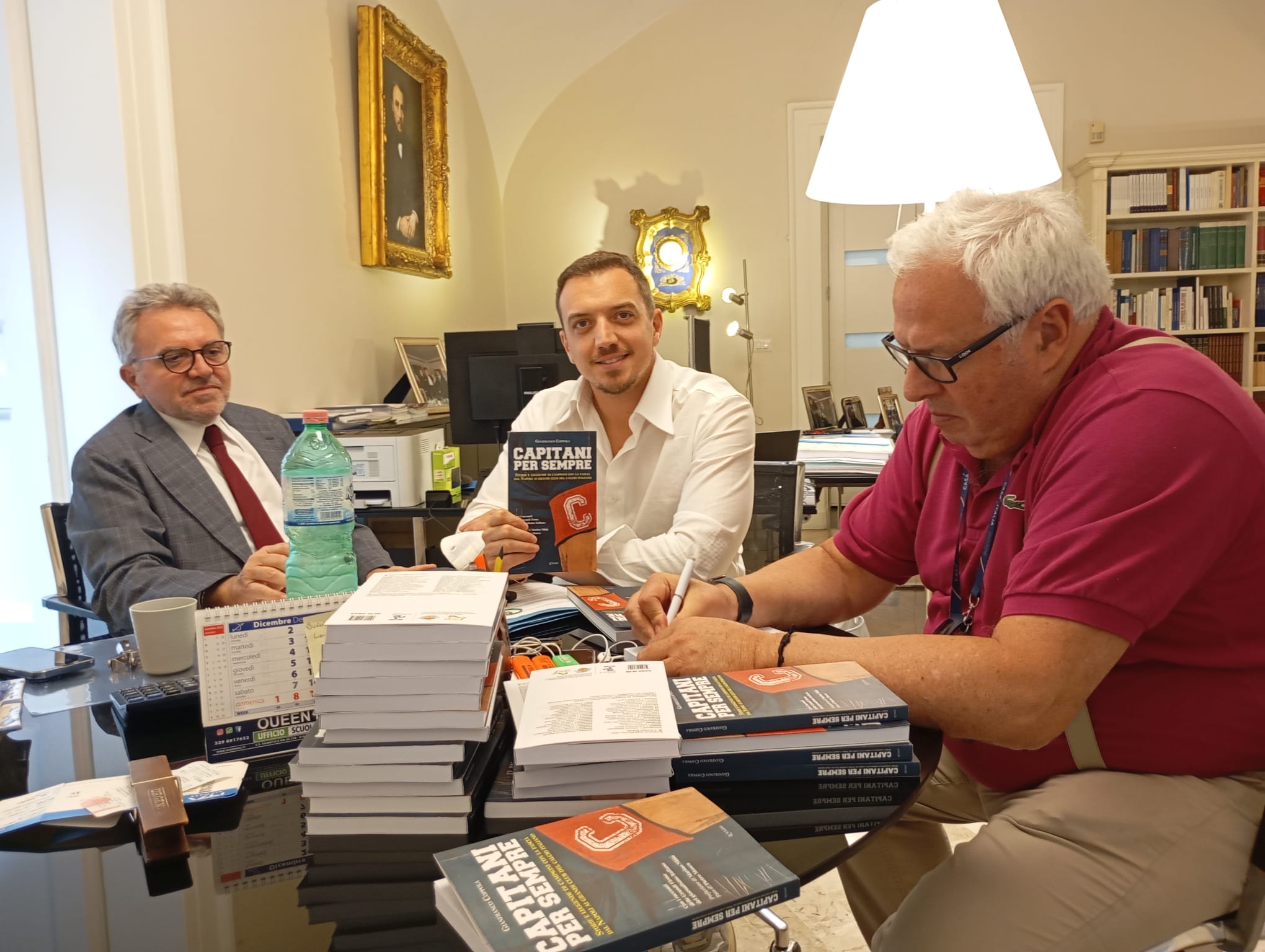 Letteratura sportiva e cultura del legame: Gianfranco Coppola, con il suo libro di successo Capitani per sempre ospite nella sede IGB di Napoli