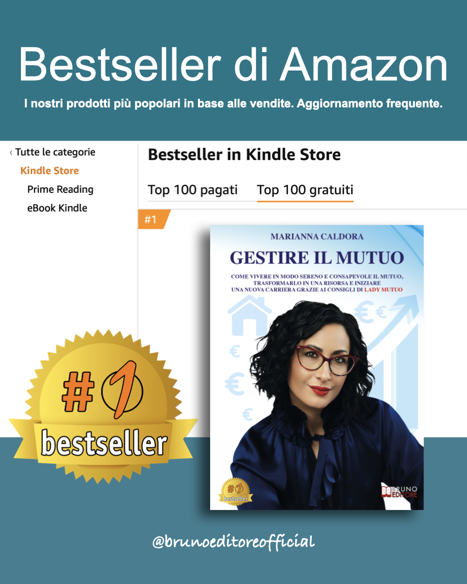 Marianna Caldora: Bestseller “Gestire Il Mutuo”, il libro su come rinegoziare il mutuo per la casa con le stesse abilità di un esperto del credito
