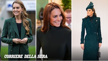 Kate Middleton sceglie il verde a Windsor: il dettaglio che colpisce