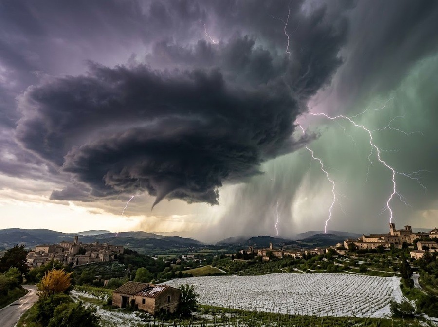 Meteo: Temporali e Grandine in arrivo anche al Centro-Sud, tra poco scoppieranno i primi focolai