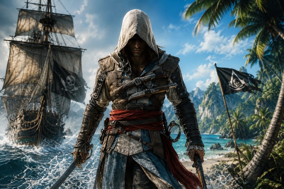 Assassin’s Creed Black Flag Resynced: ecco come girerà su PS5 e Xbox Series X|S