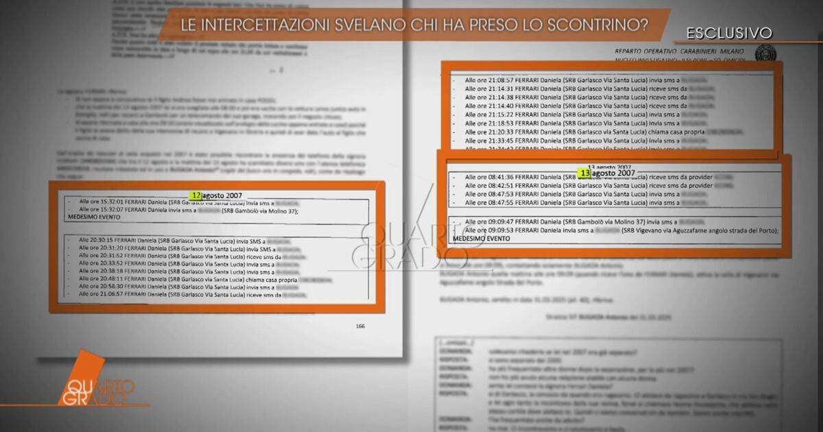 Quarto Grado: Garlasco: le intercettazioni svelano chi ha preso lo scontrino? Video