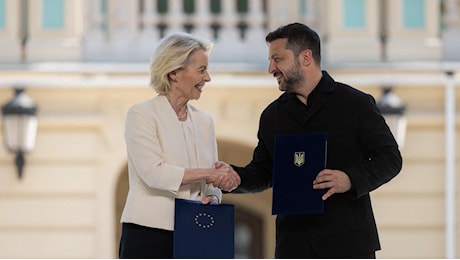 Accordo Ue-Ucraina sui droni, via al partenariato per la difesa. Stallo sulle sanzioni