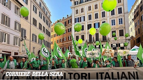 Protesta agricoltori a Roma, Cia denuncia la crisi dei prezzi