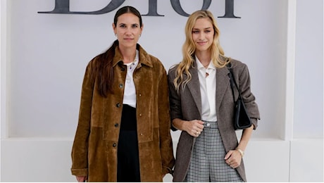 Beatrice Borromeo e Tatiana Santo Domingo, cognate in prima fila da Dior