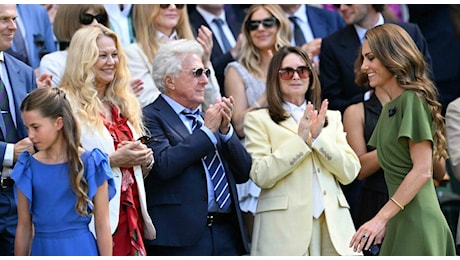 Wimbledon, il box stellare per Sinner-Zverev: da Kate e William a Hoffman, Kidman e JLo