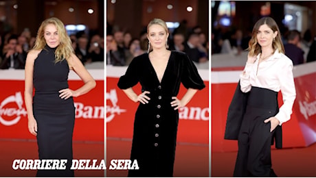 Festa del Cinema di Roma, il nero conquista il red carpet: i look da copiare