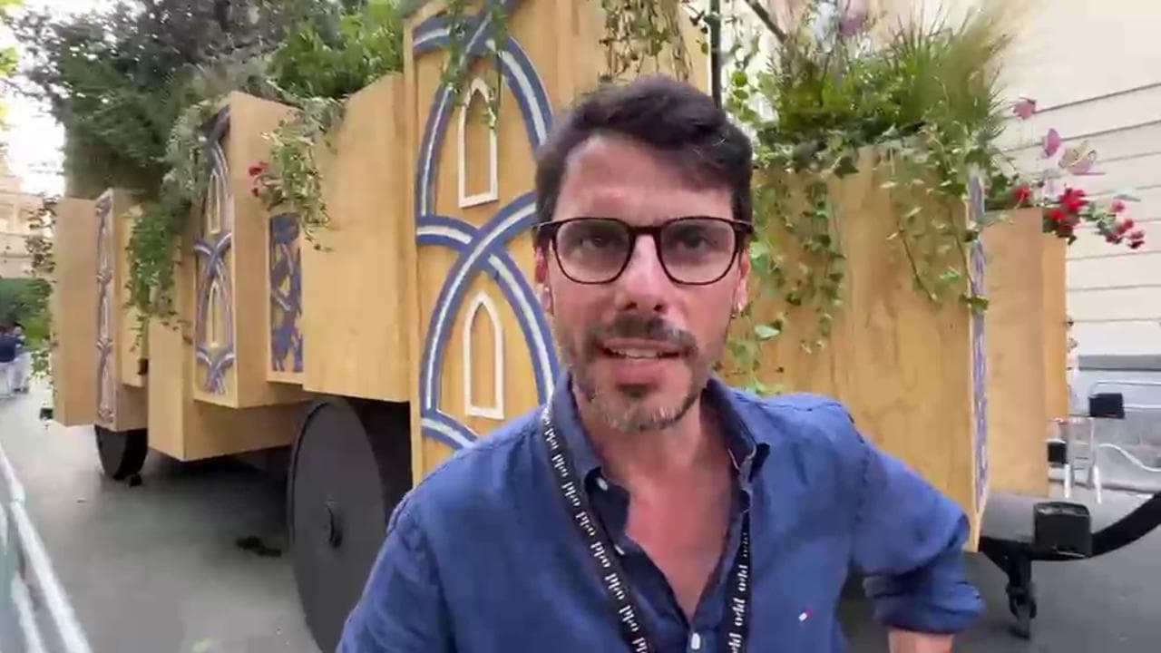 Il carro del Festino è pronto a muoversi: “Ecco il senso della comunità di Santa Rosalia”