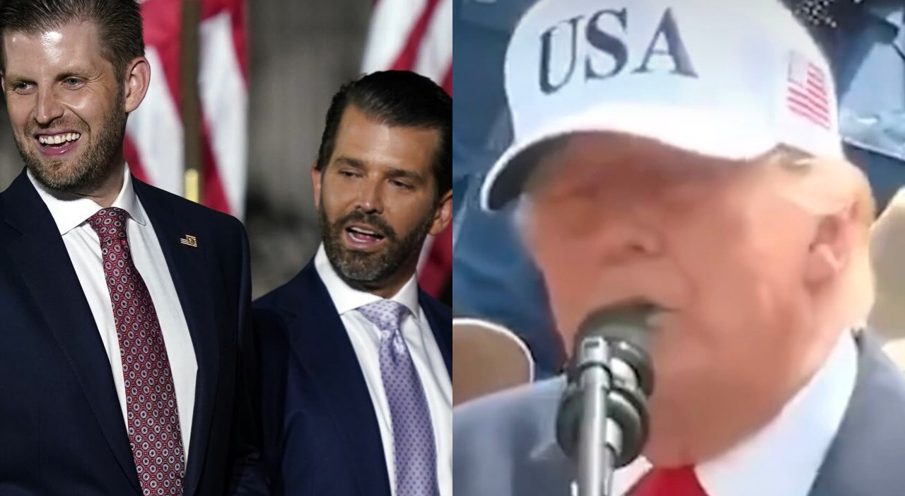 Trump: «Potrei fare una cosa a tre con i miei bellissimi figli». Imbarazzo e risate nervose in sala
