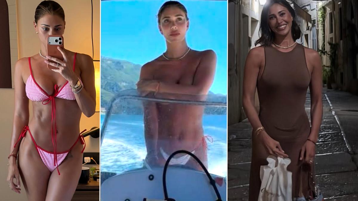 Belen Rodriguez, vacanze d'amore in Grecia con Gaetano Fidanzati