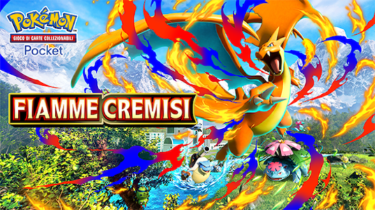 L'espansione Fiamme Cremisi porta delle lotte infuocate nel GCC Pokémon Pocket - Pokemon.com