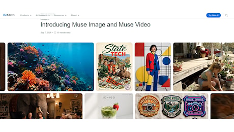 Blog | In cinque punti cosa c'è da sapere su Muse Image di Meta - Info Data