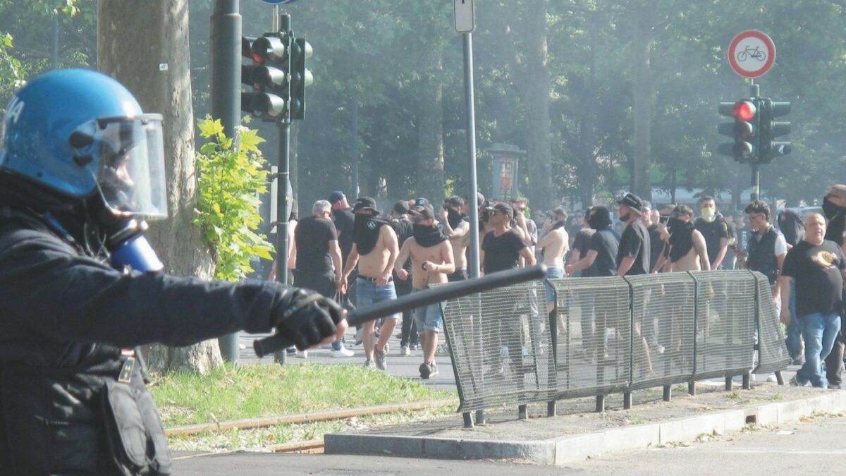 Ultras ferito alla testa, sospeso il poliziotto