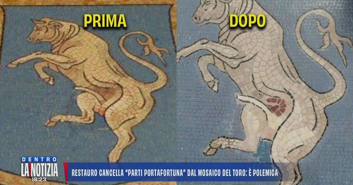 Milano, il restauro del toro in Galleria cancella i testicoli e scatena ironia