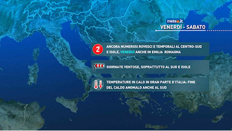 Meteo 9 ottobre, maltempo al Sud e calo termico: le previsioni regione per regione