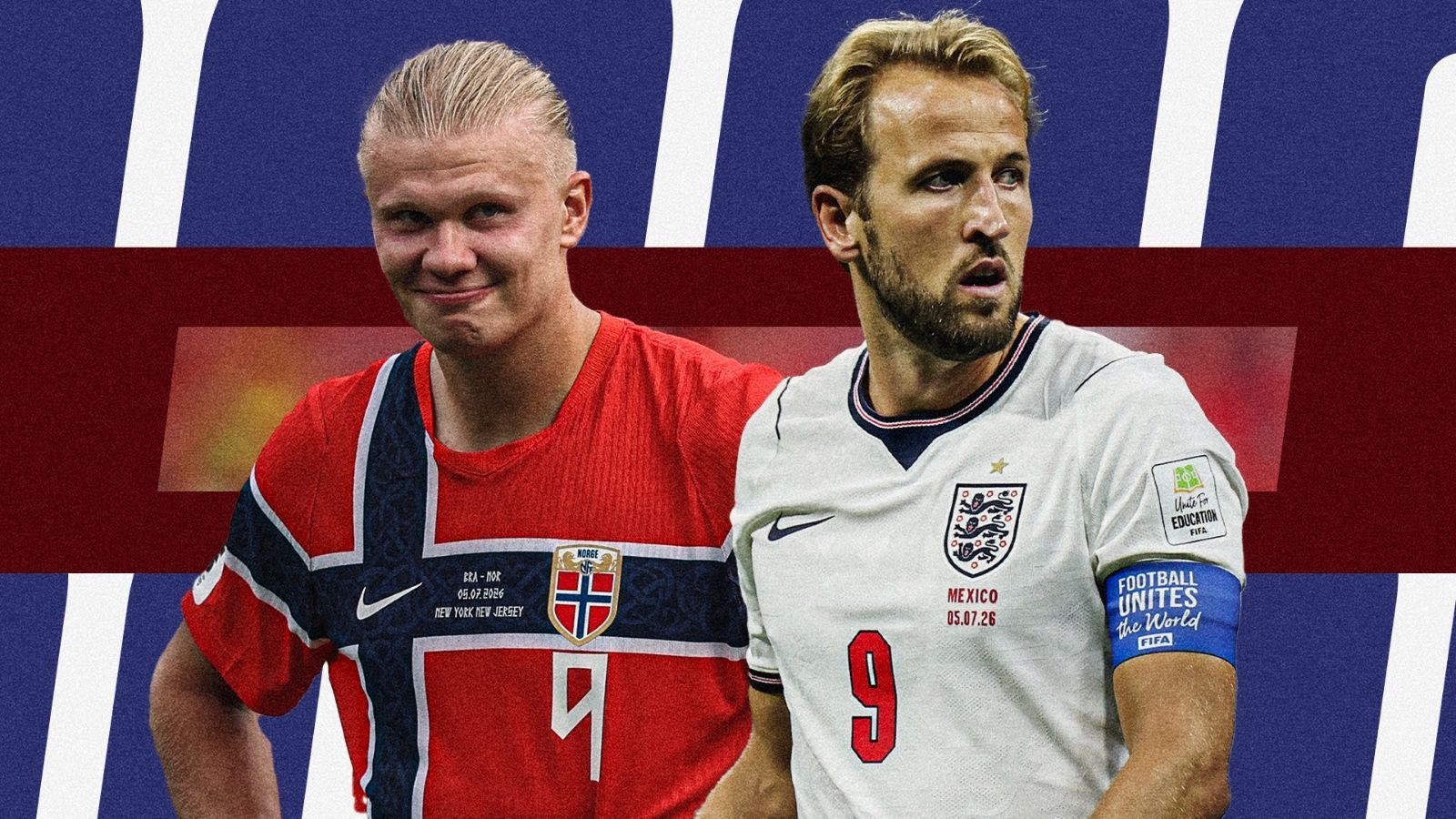 Norvegia-Inghilterra è Haaland contro Kane, la sfida dei 9 più forti al mondo: ma chi è il migliore?