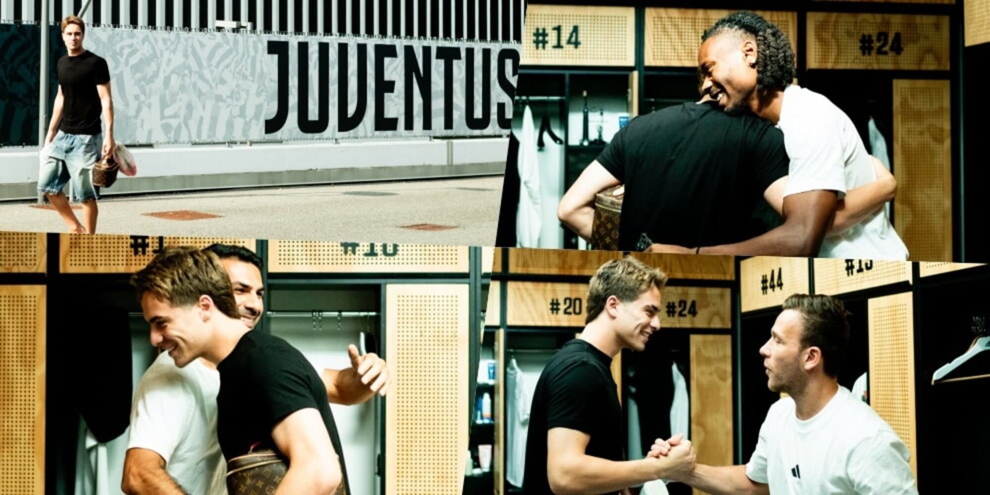 Yildiz alla Continassa, sorrisi e abbracci con Thuram e compagni. La Juve: Bentornato Kenan!