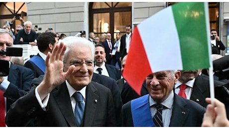 Mattarella a Imperia: «Ogni violenza è inaccettabile», solidarietà alle forze dell'ordine