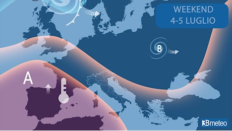 Meteo, weekend con anticiclone in rinforzo ma residui temporali al Sud, poi caldo fino a 36 gradi