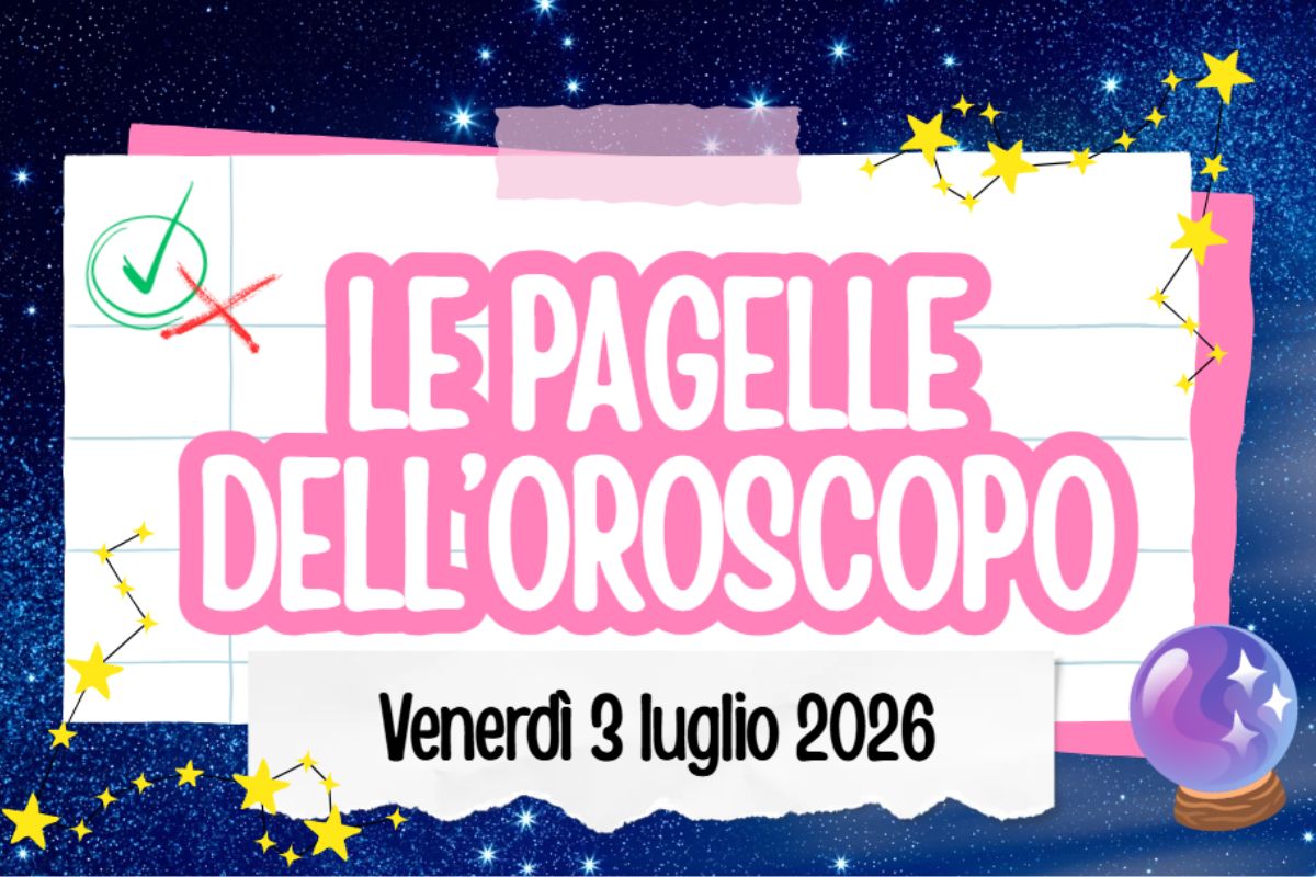 Oroscopo del 3 luglio: pagelle, voti e consigli per i segni!