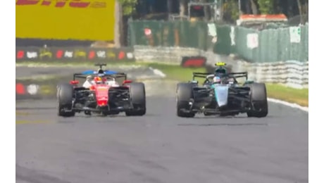 Formula 1, giro 34 del GP Belgio: il sorpasso decisivo di Antonelli su Leclerc