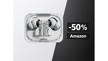 Nothing Ear (a) al minimo storico: 50% di sconto per gli auricolari con ANC e audio Hi-Res