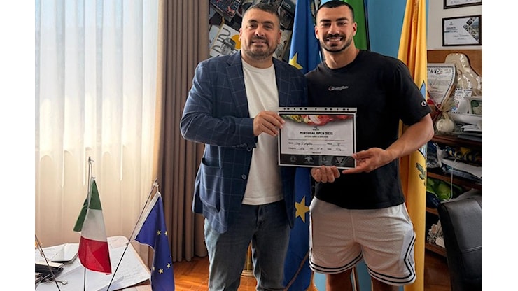 Impresa di Tony D’Agostino Junior, da Cellole a Lisbona con il record del mondo di squat - Caserta Web