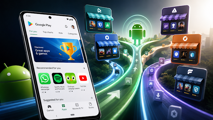 Da domani gli store rivali entrano dentro Google Play: Google ha ceduto - SmartWorld