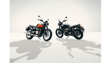 Triumph Bonneville T40 e T40 Black: la leggenda inglese scende a 400 cc