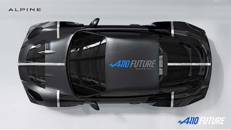 Alpine A110 Future, il prototipo elettrico che anticipa la terza generazione debutta a Goodwood 2026
