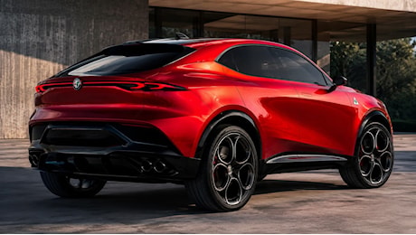 Alfa Romeo, il teaser del nuovo C-Suv svelato al Tavolo Automotive: a Melfi nel 2027