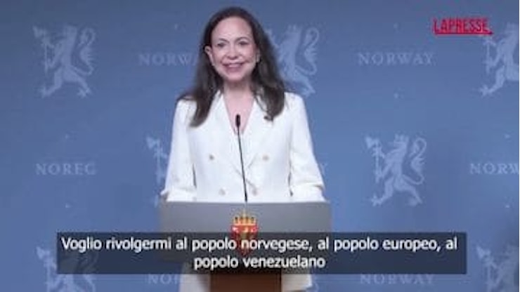 Venezuela, Machado a Oslo: Fiduciosa che il mio Paese tornerà libero - Il Sole 24 ORE