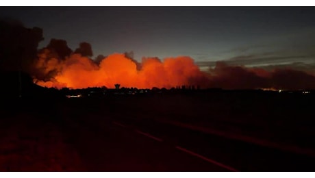 Incendio di dimensioni eccezionali vicino a Parigi: brucia la foresta di Fontainebleau