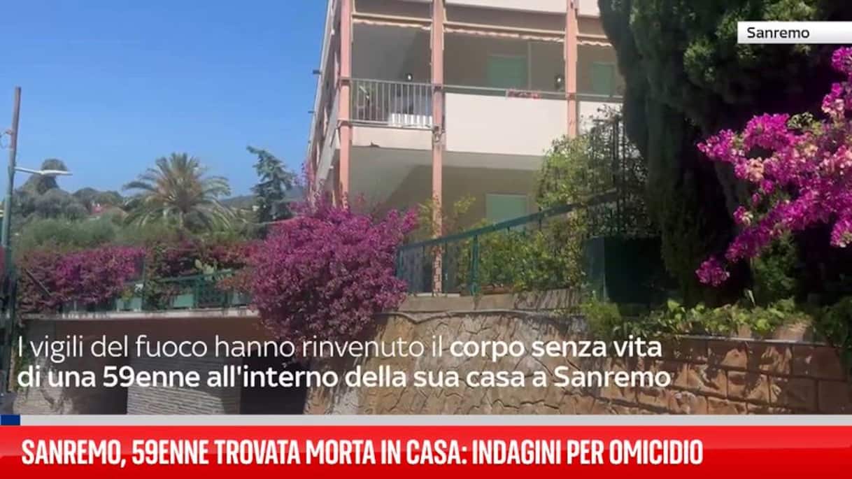 Sanremo, 59enne trovata morta in casa: indagini per omicidio