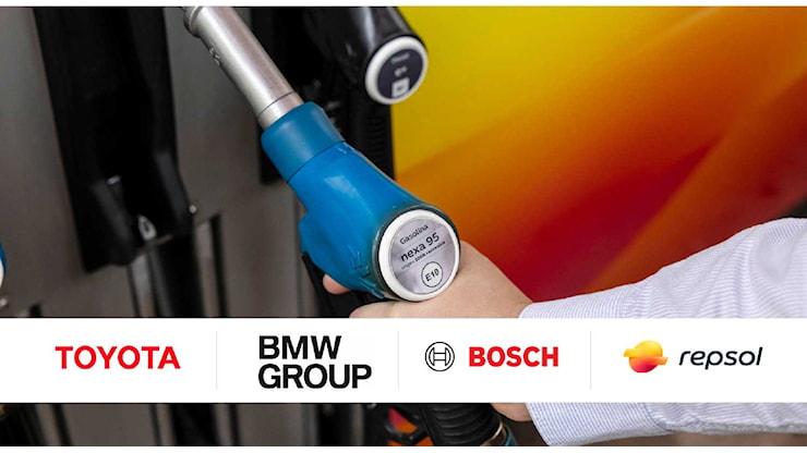 BMW, Toyota, Bosch e Repsol lanciano un progetto pilota su strada con veicoli alimentati a benzina 100% rinnovabile - BMW Group