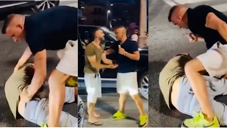 Intralcia il traffico, militante di Futuro Nazionale lo getta a terra e lo prende a pugni. L’aggressione shock dell’imprenditore pro-Vannacci – Il video