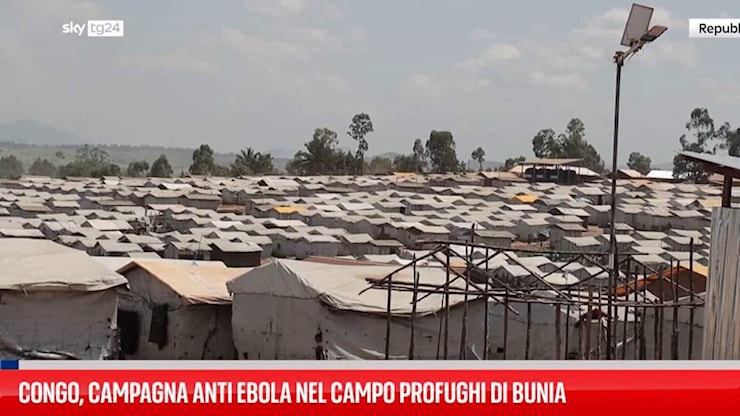 Congo, campagna anti Ebola nel campo profughi di Bunia - Sky TG24