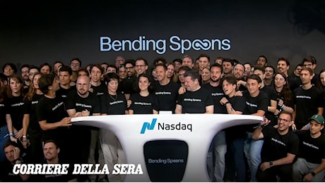 IPO Bending Spoons al Nasdaq, Milano celebra il successo globale