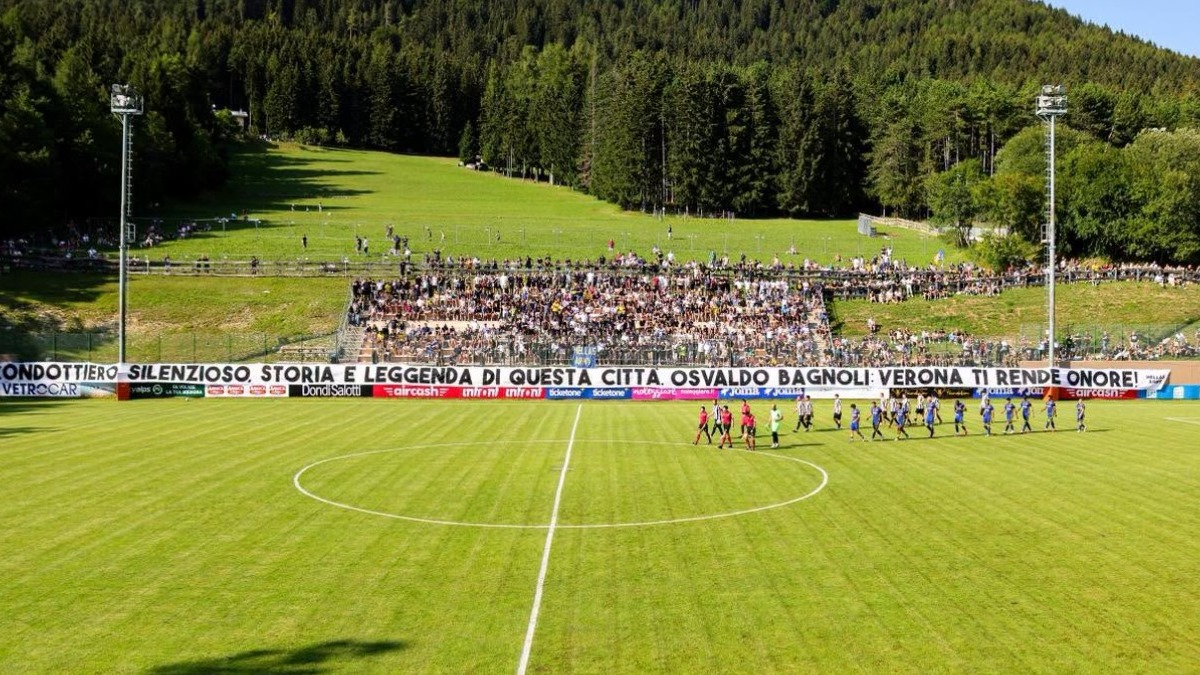 Serie A. Prima dell'amichevole con il Rovereto il ricordo di Bagnoli unisce tutto il Verona
